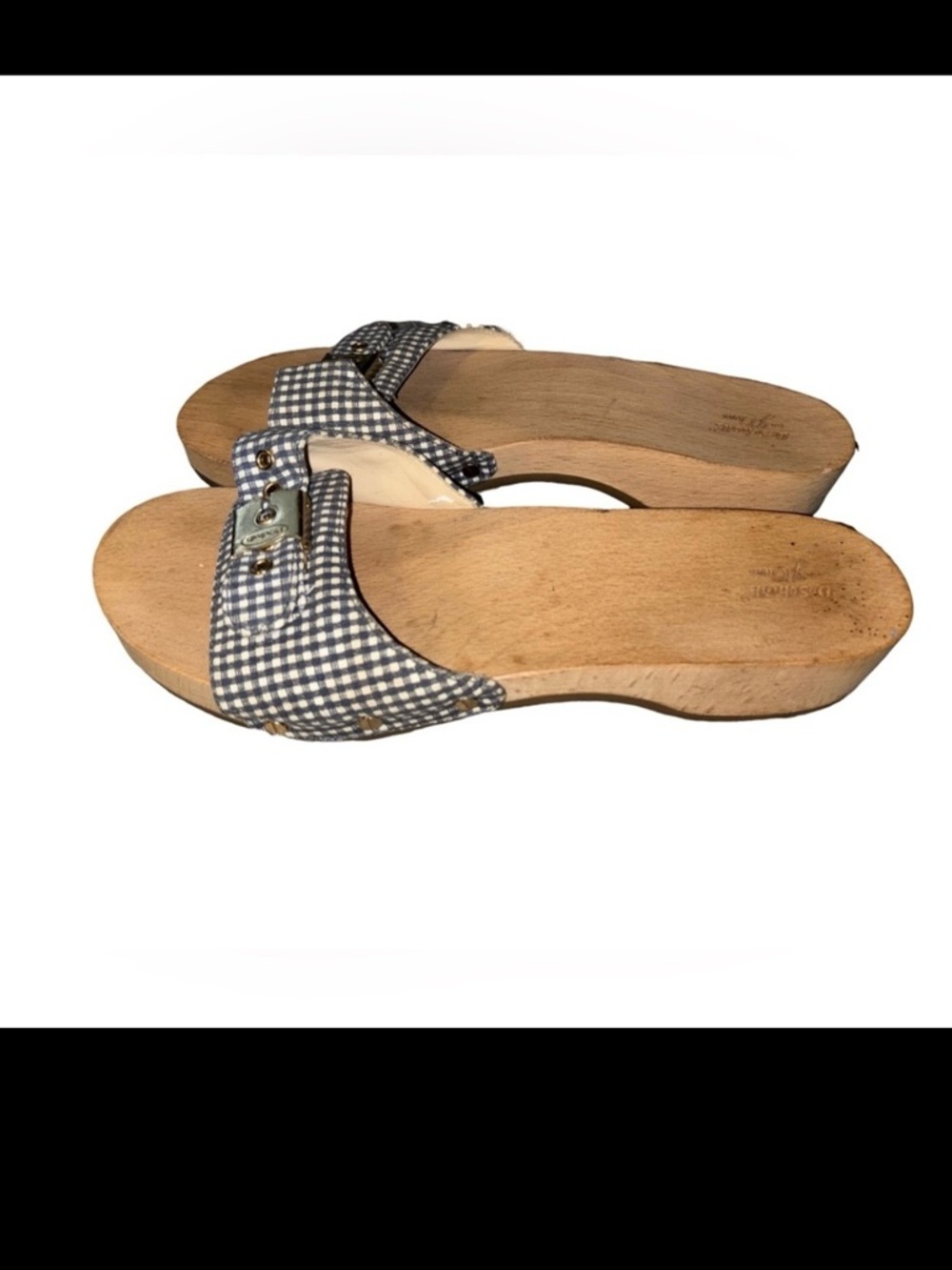 Dr. Scholl’s for J. Crew Gingham Sandals 9